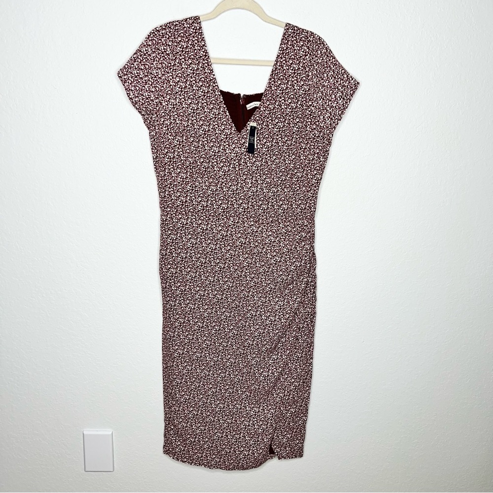 Abercrombie & Fitch Maroon Floral Dress